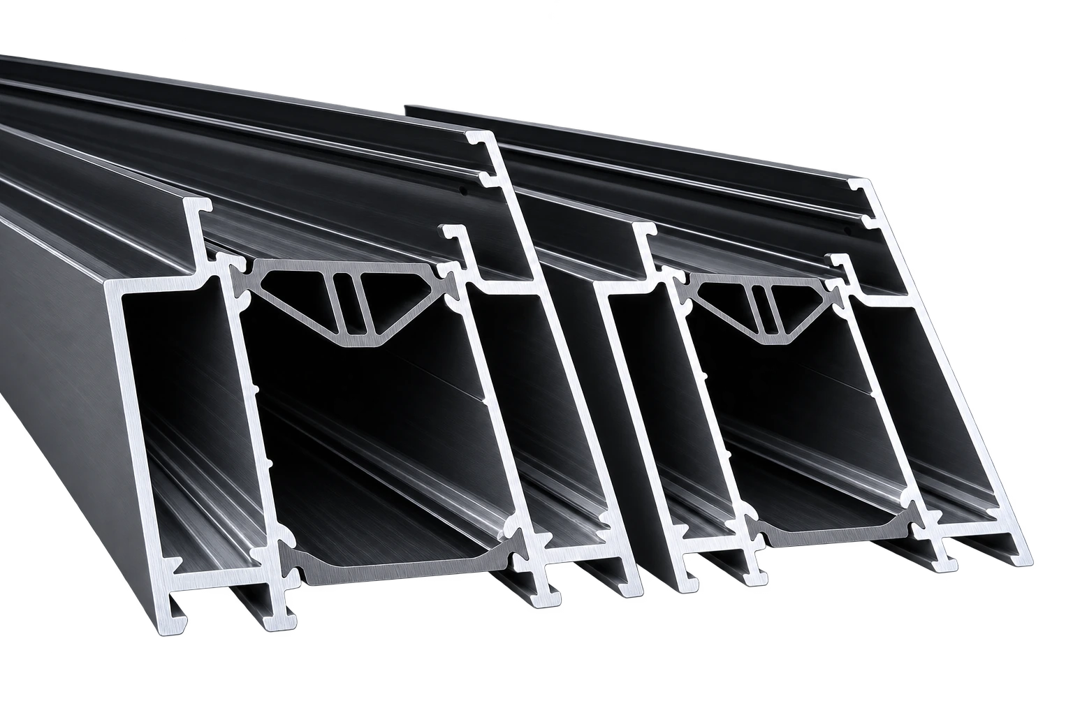 querschnitt aluminiumprofil transparent